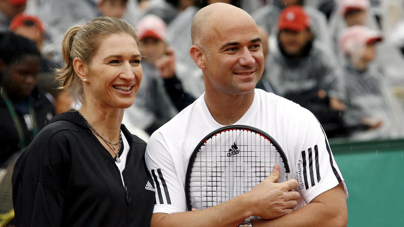 André Agassi e Steffi Graf