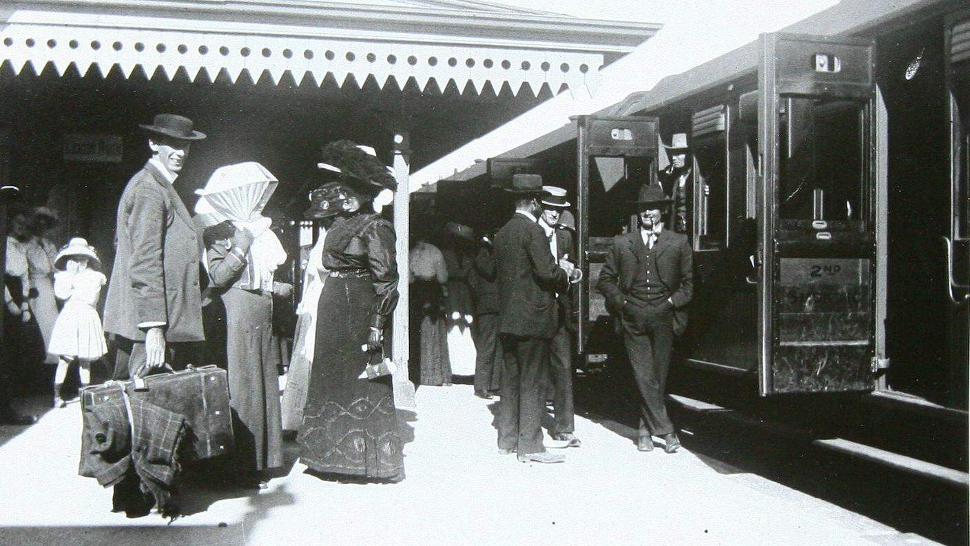 vacanze nel 1910 con il treno