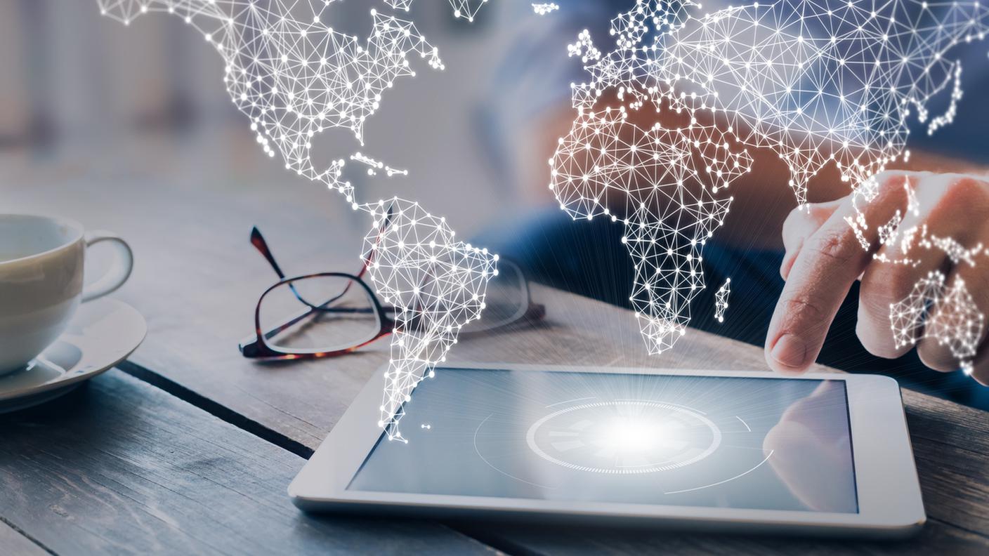 connessione internet mondo