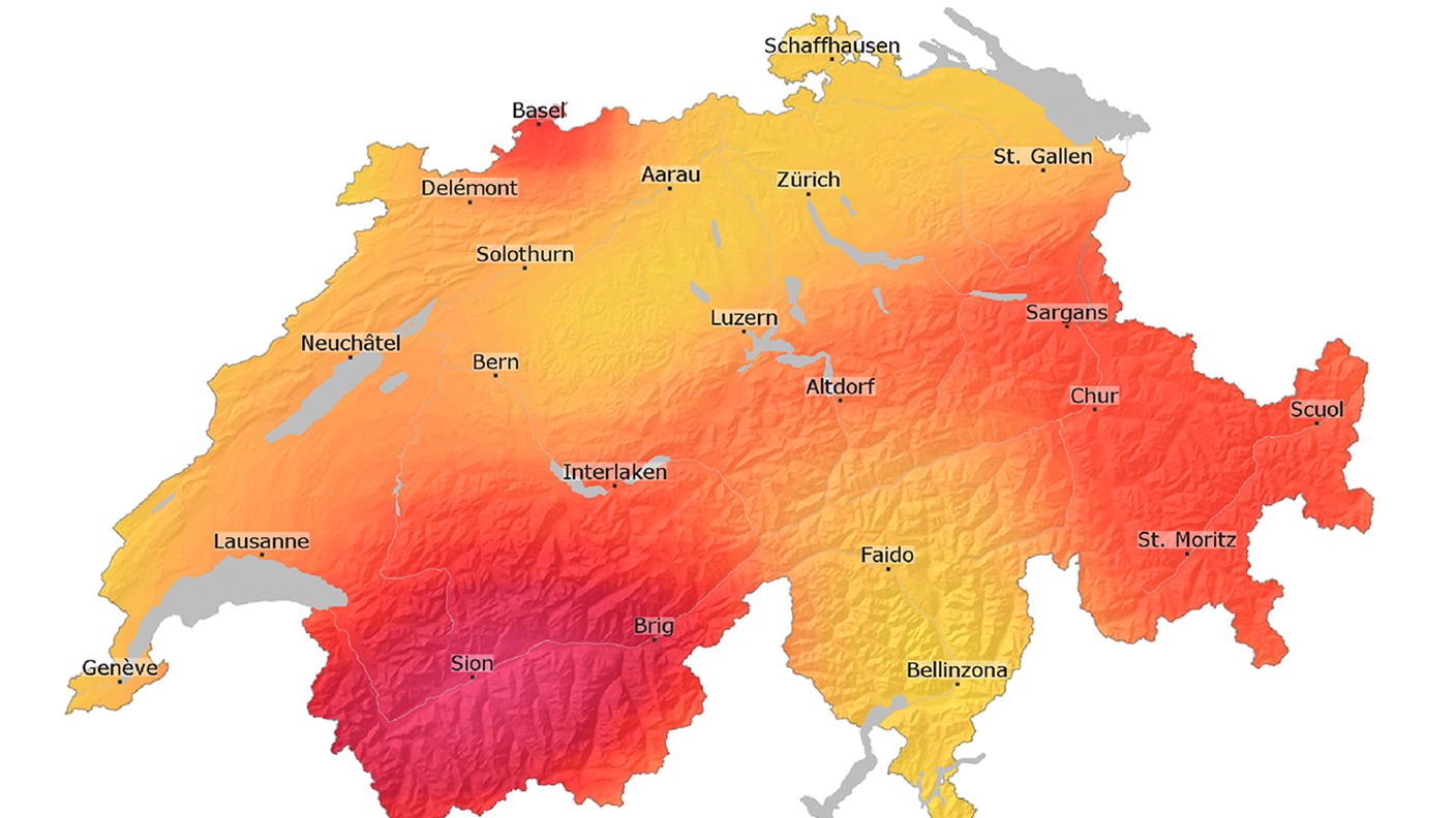Mappa della pericolosità sismicaAccelerazione orizzontale di 5 hertz; la probabilità che questa si verifichi per un edificio costruito su roccia è del 10 % in cinquant’anni (500 anni)
