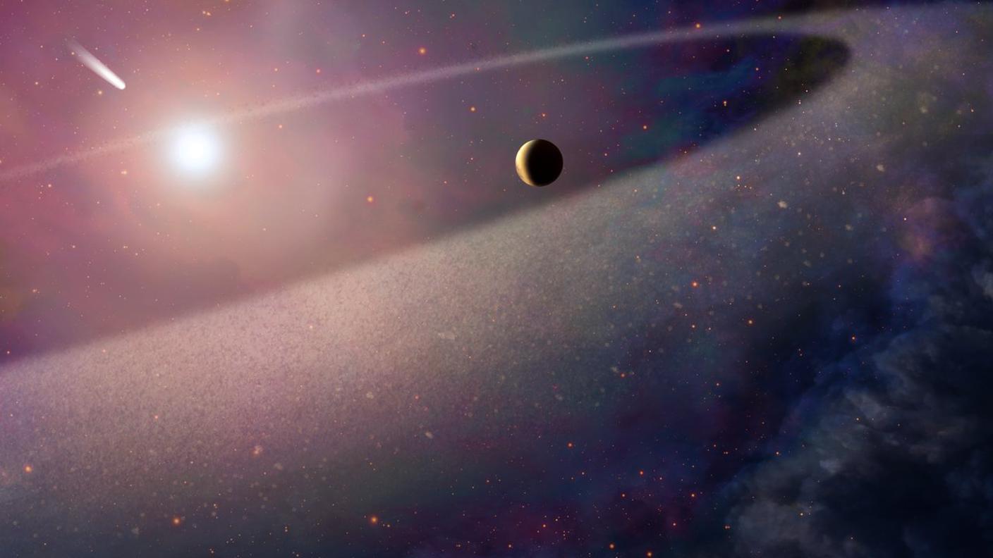 Cometa scattata dal Hubble Space Telescope, esa