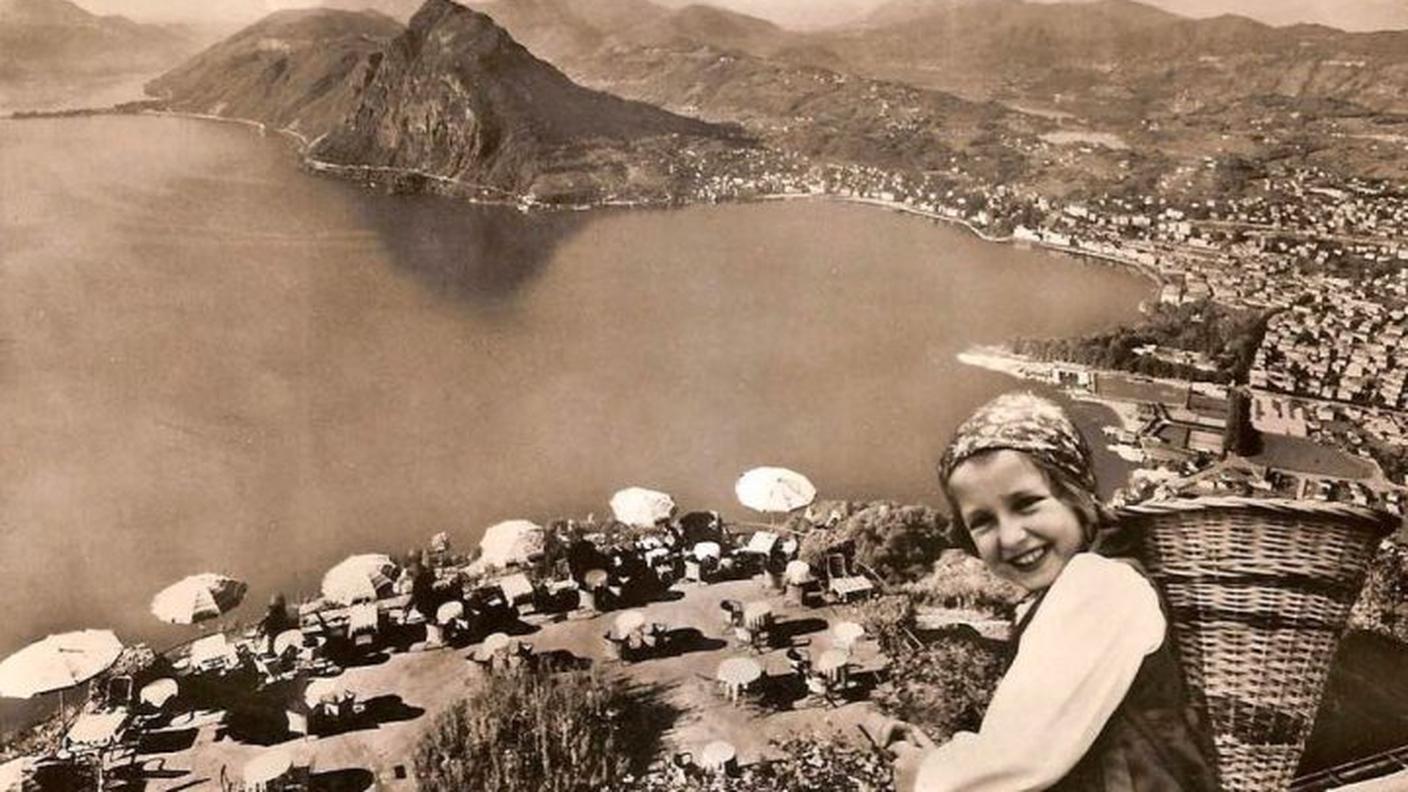 Ristorante Kuhlm, Mt. Bré con vista su Lugano