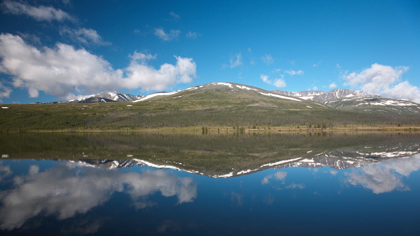 Lago Kastyk-Hol, Acqua, Estate, Lago, Repubblica di Tuva, Riflesso