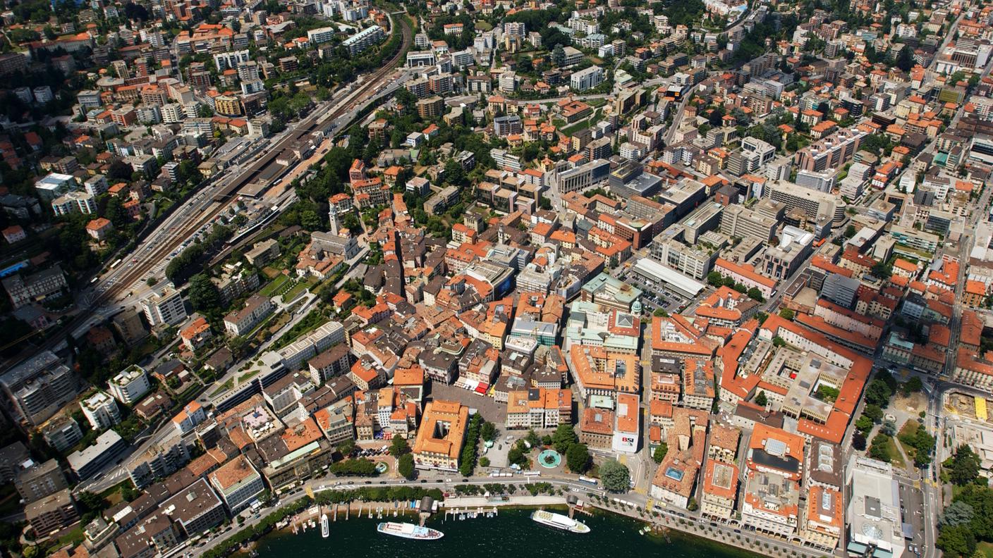 Lugano, panoramica sulla città