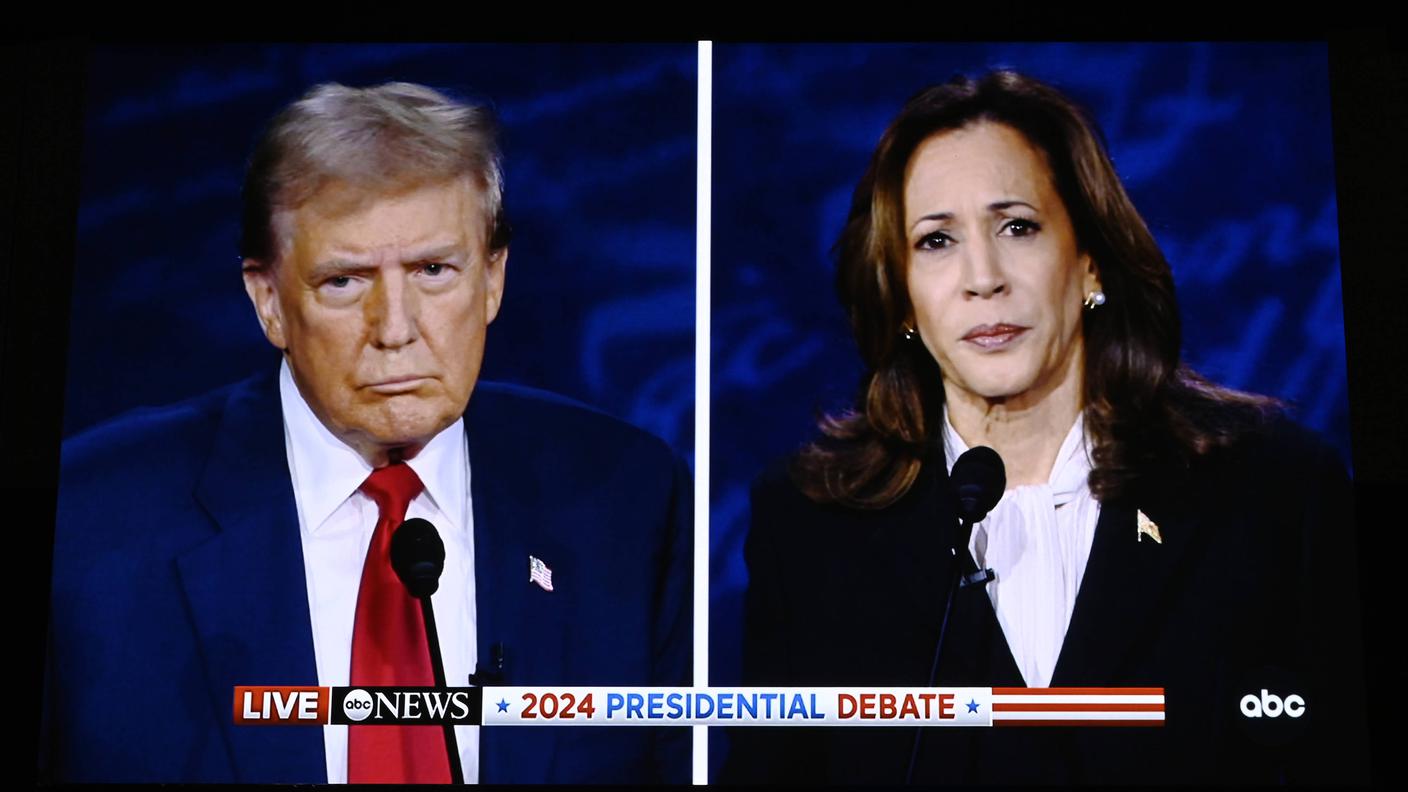 Trump and Harris
