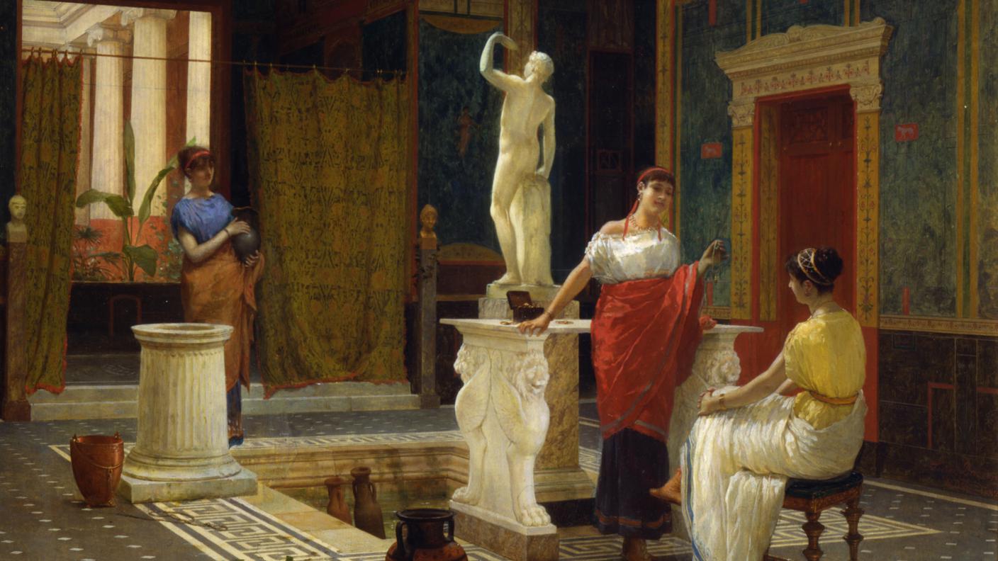Interno pompeiano di Luigi Bazzani, Roma, 1882