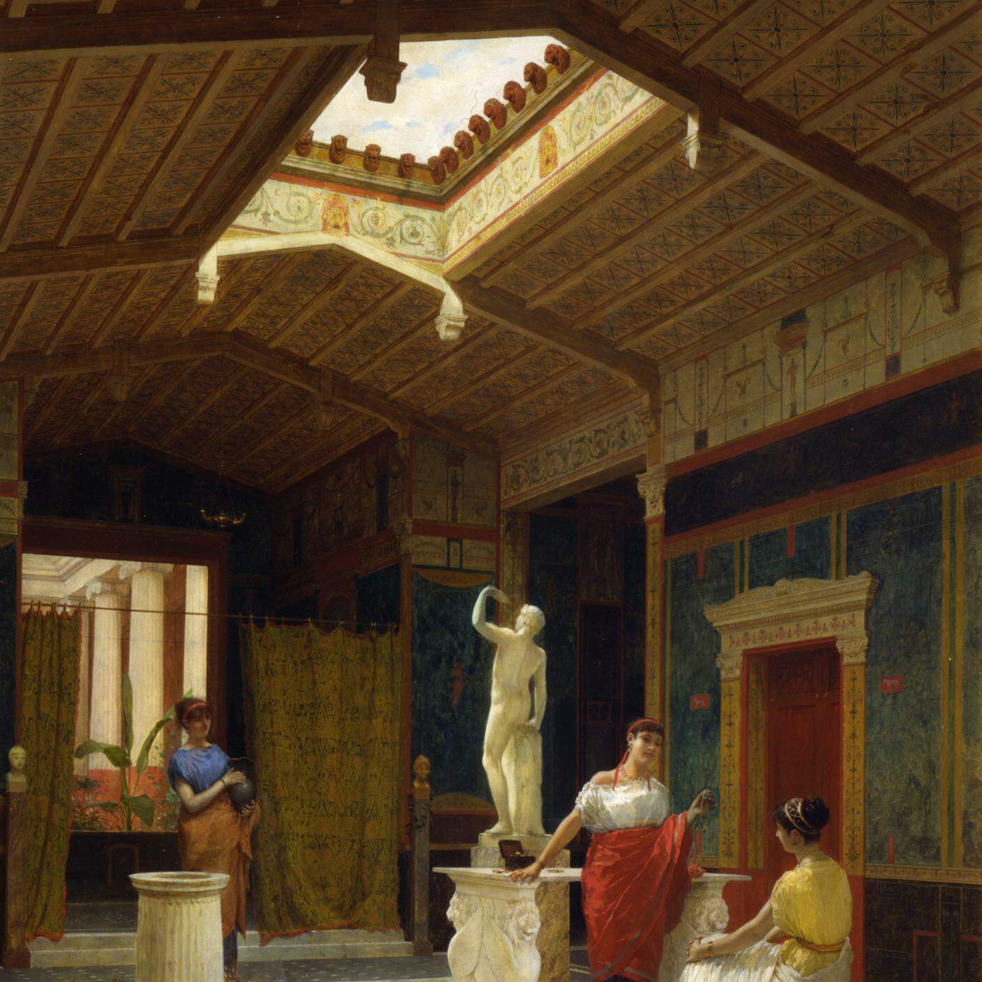 Interno pompeiano di Luigi Bazzani, Roma, 1882
