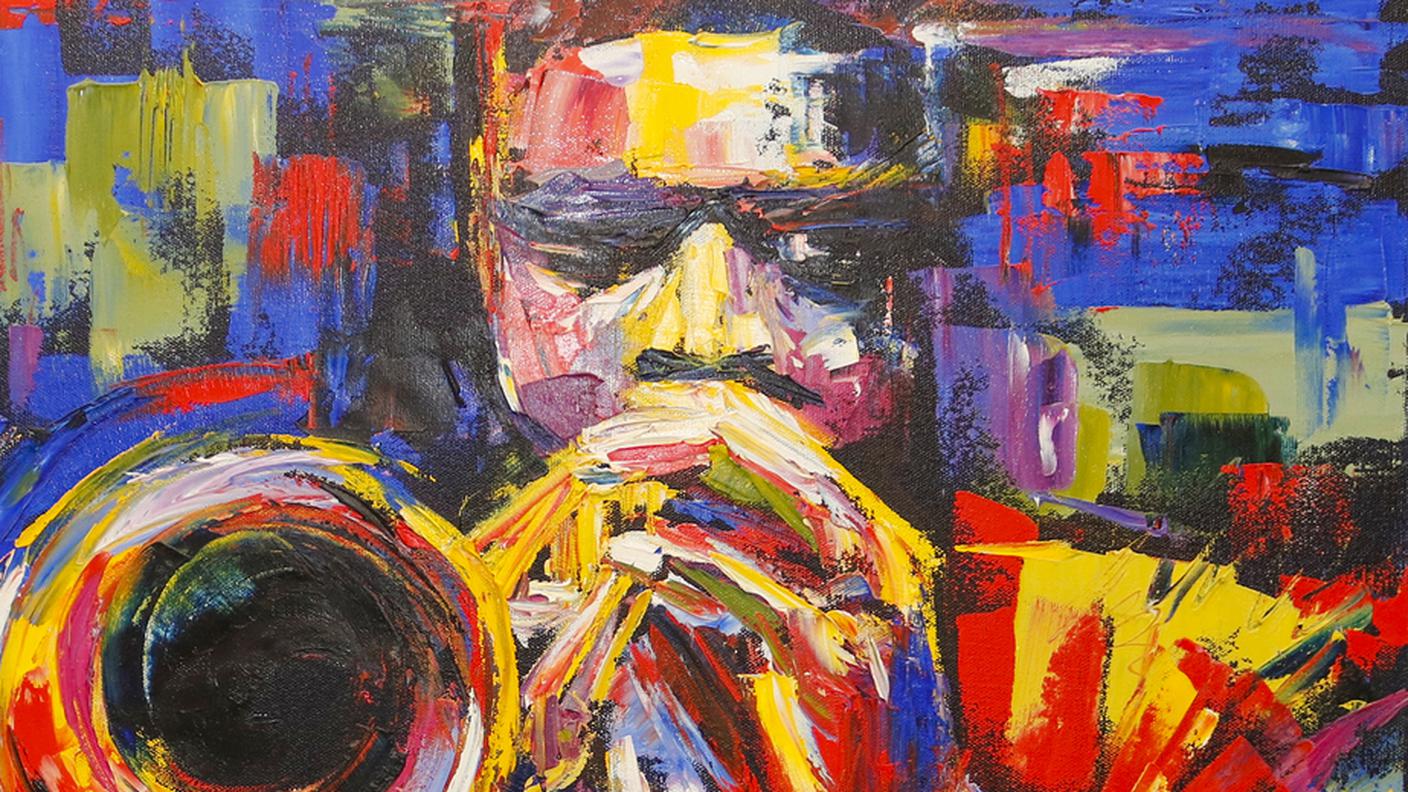 Blues, jazz trumpeter, Cotton Club, Stati Uniti d'America, Blues, Astratto, Musica