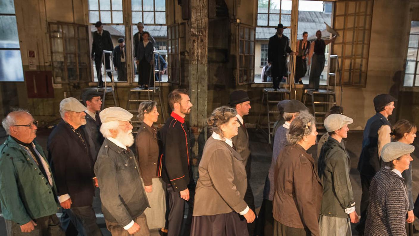 Sciopero Generarle Nazionale del 1918, Rappresentazione teatrale a Olten