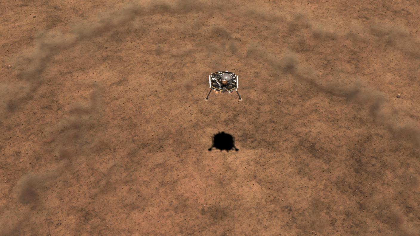 La sonda InSight è atterrata su marte