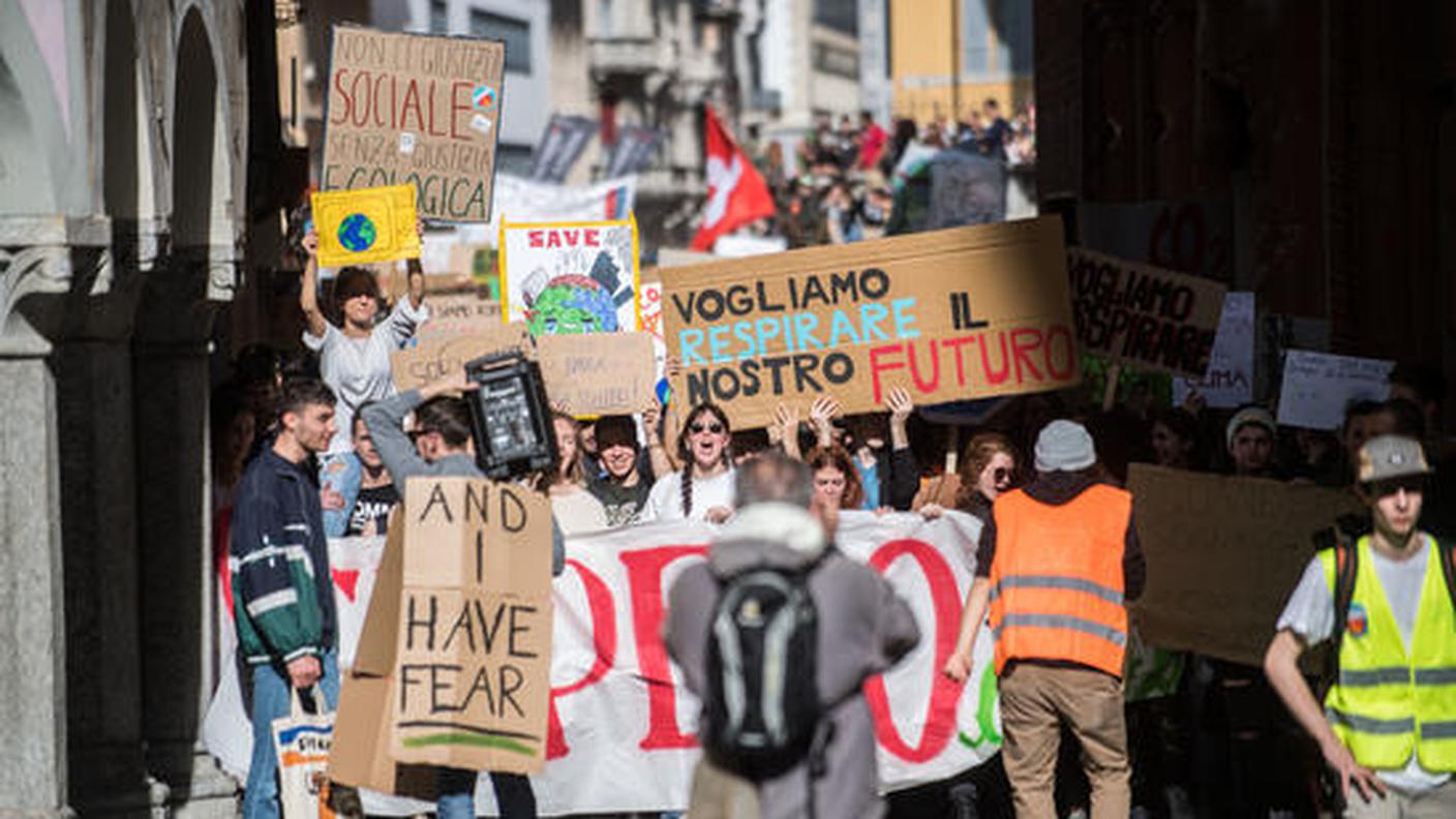Manifestazione per il clima Bellinzona