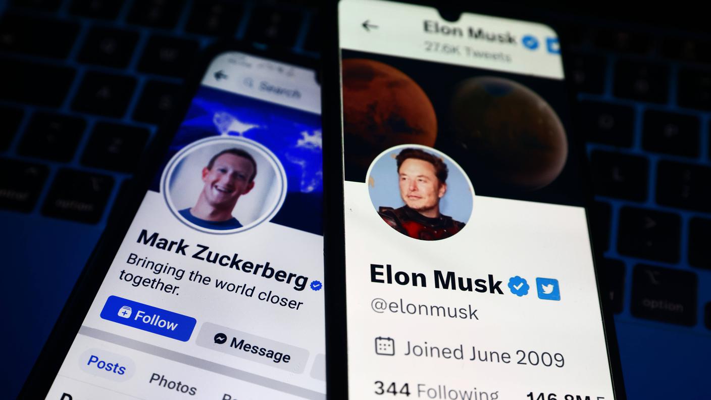 Elon Musk e Mark Zuckerberg