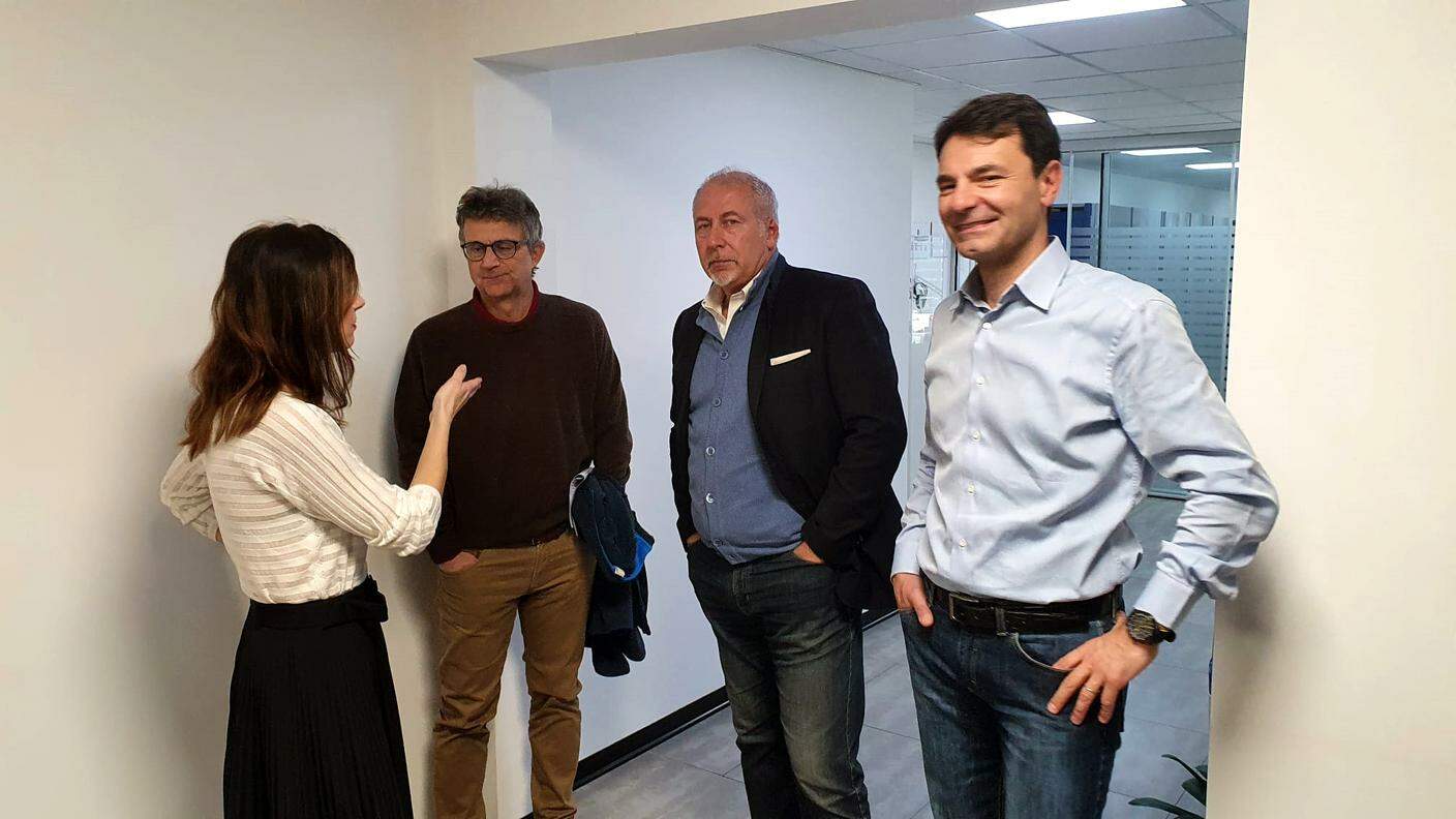 Timex di Serocca d’Agno: Luisa Luparia, direttrice marketing Timex; Paolo Marai, Amministratore delegato e Alessandro Recalcati, direttore