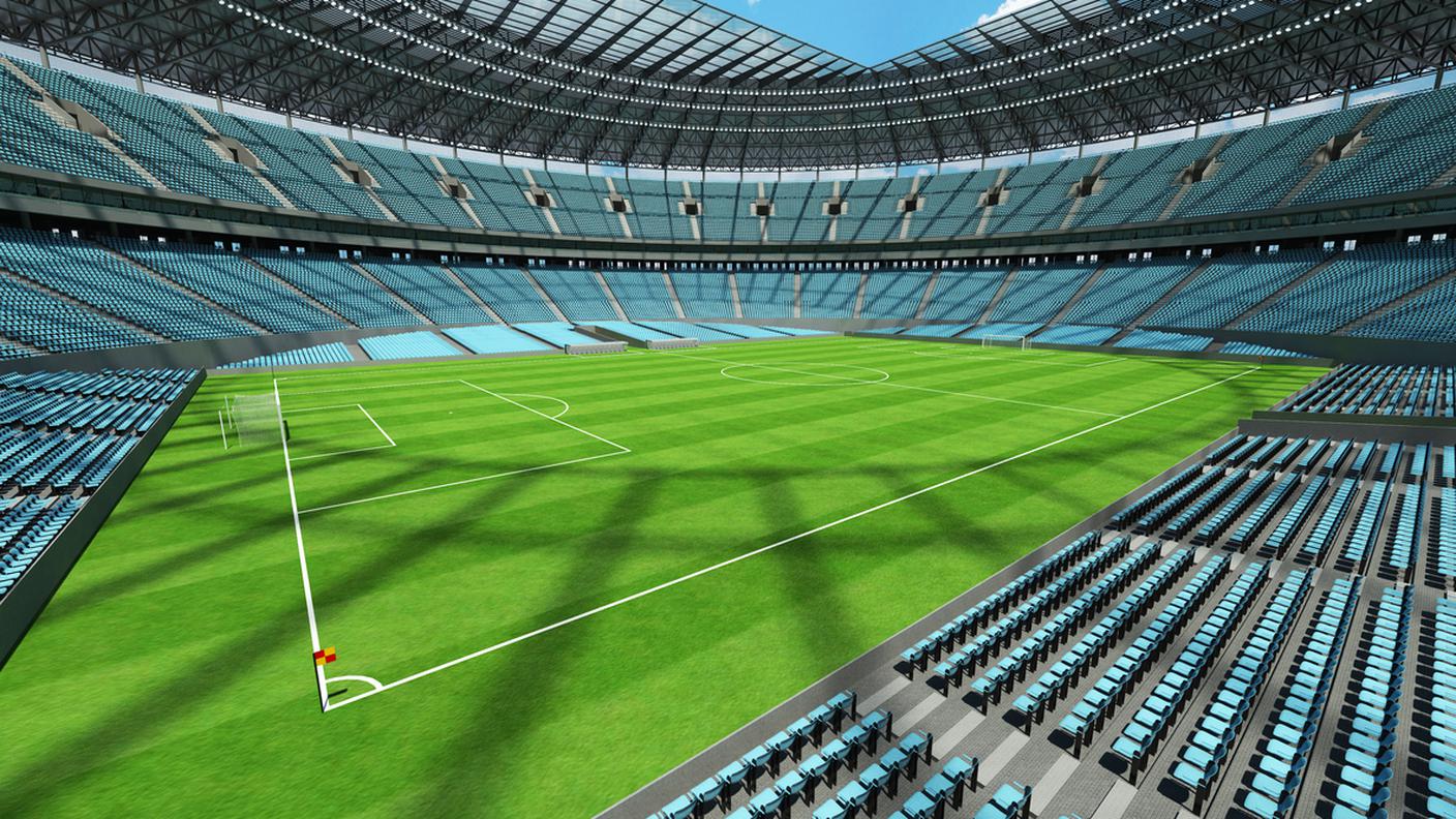 stadio vuoto, partita annullata