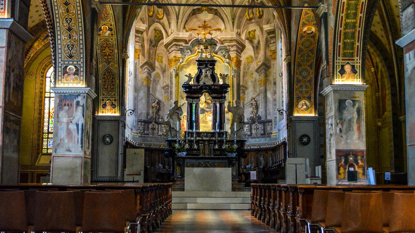 Interno Cattedrale San Lorenzo, Lugano