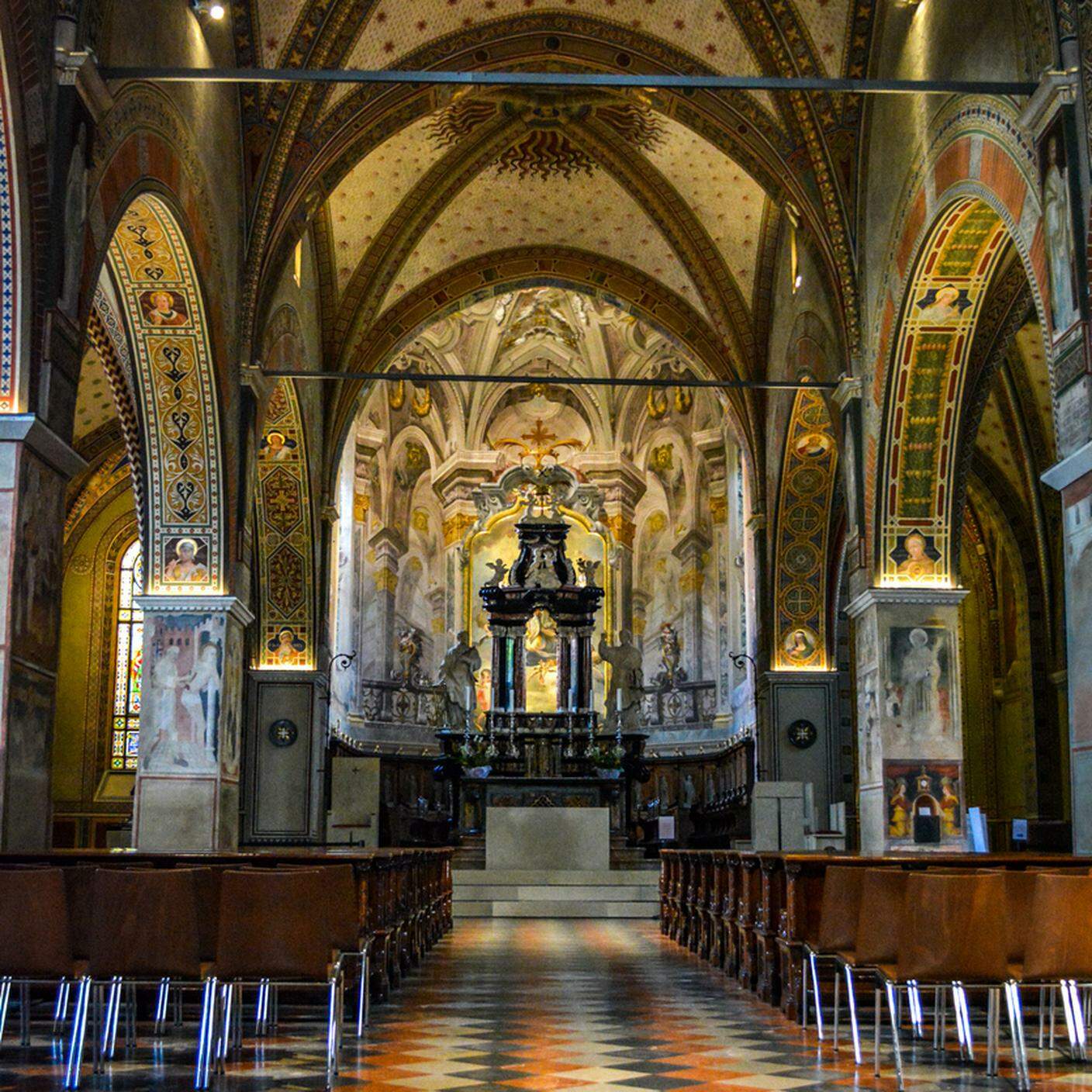 Interno Cattedrale San Lorenzo, Lugano