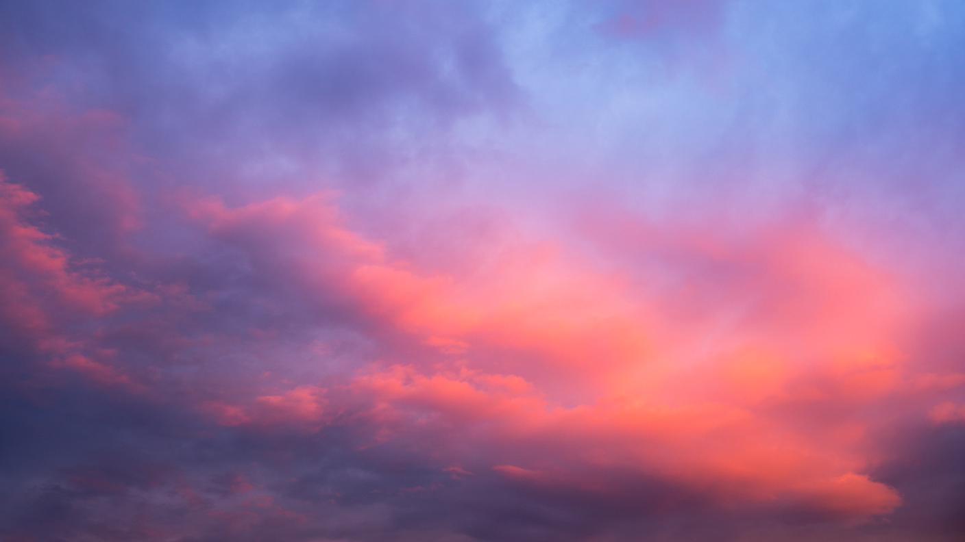 Cielo al tramonto