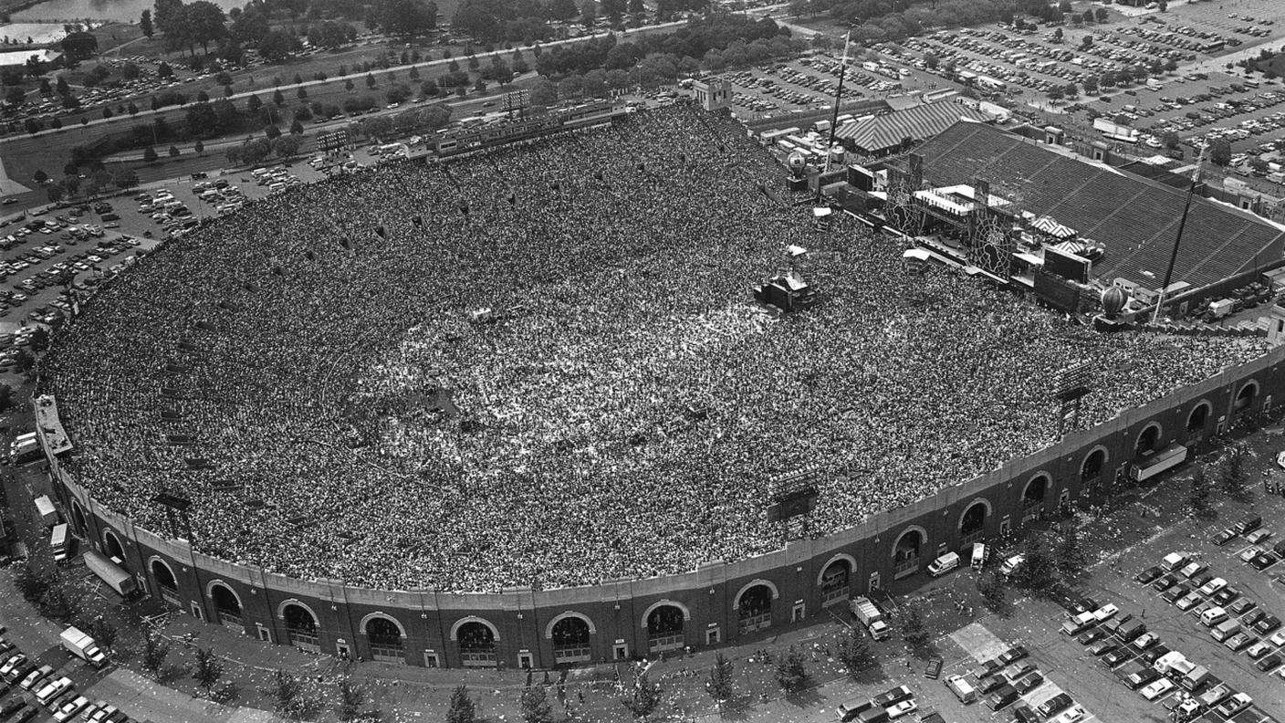  John Fitzgerald Kennedy Stadium di Philadelphia, 13.07.85 