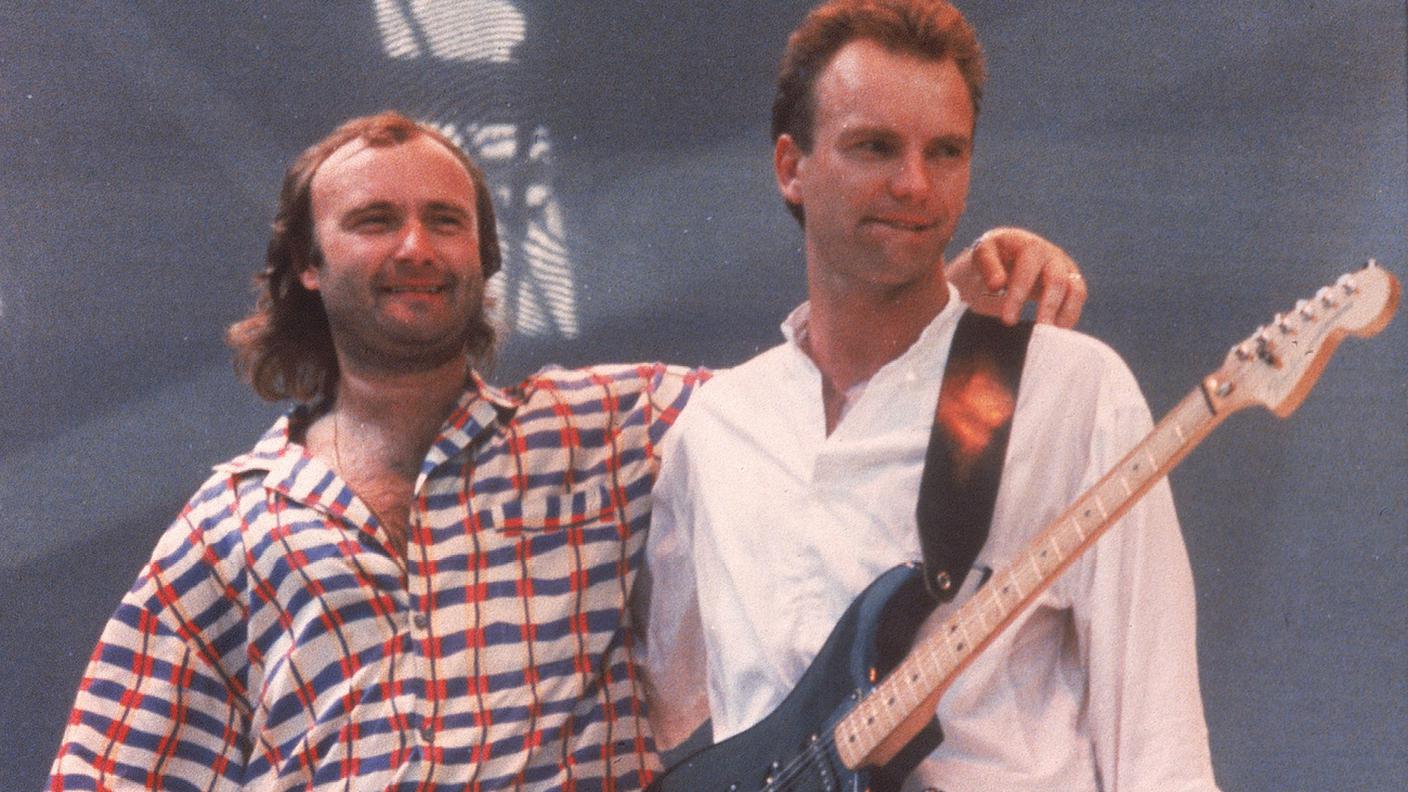 Phil Collins e Sting, 13.07.85 