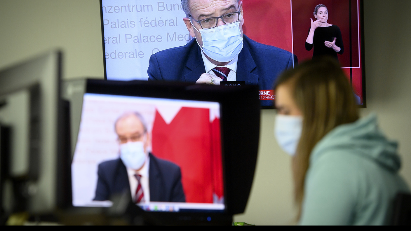 Consiglio Federale, conferenza stampa Corona virus