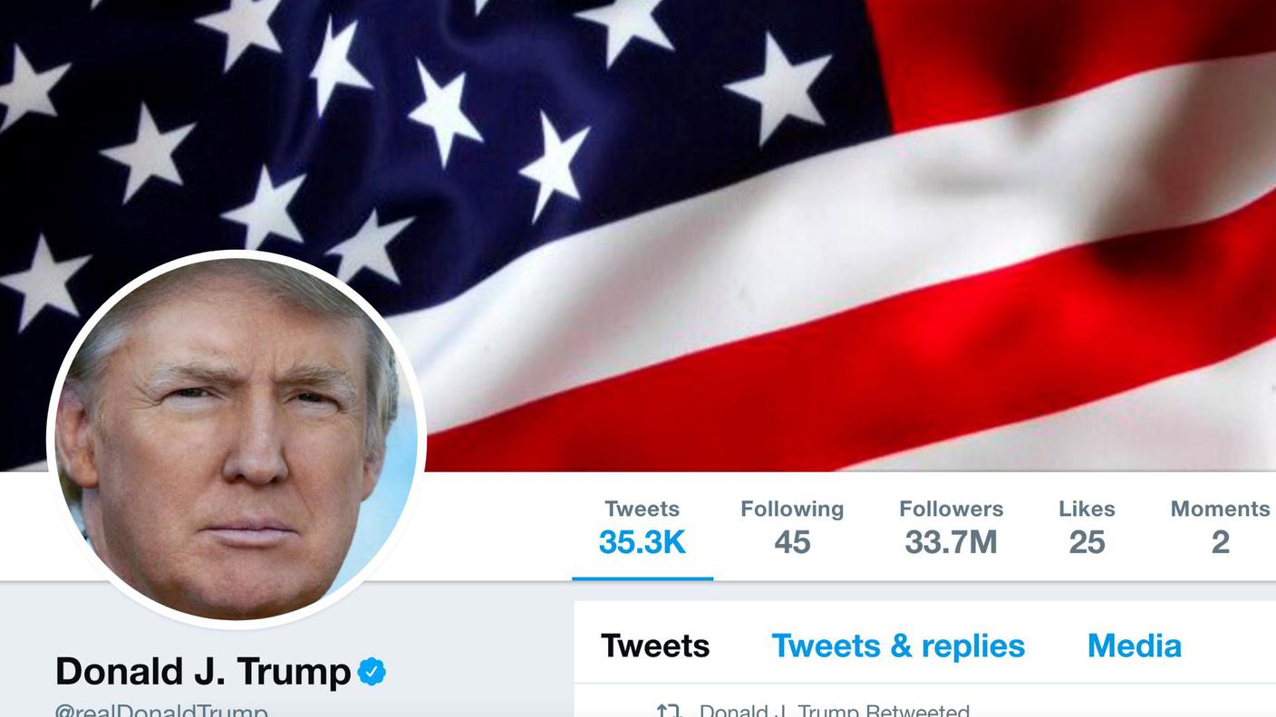 Account twitter Donald Trump