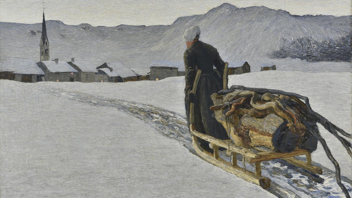 Giovanni Segantini: "Ritorno dal bosco"