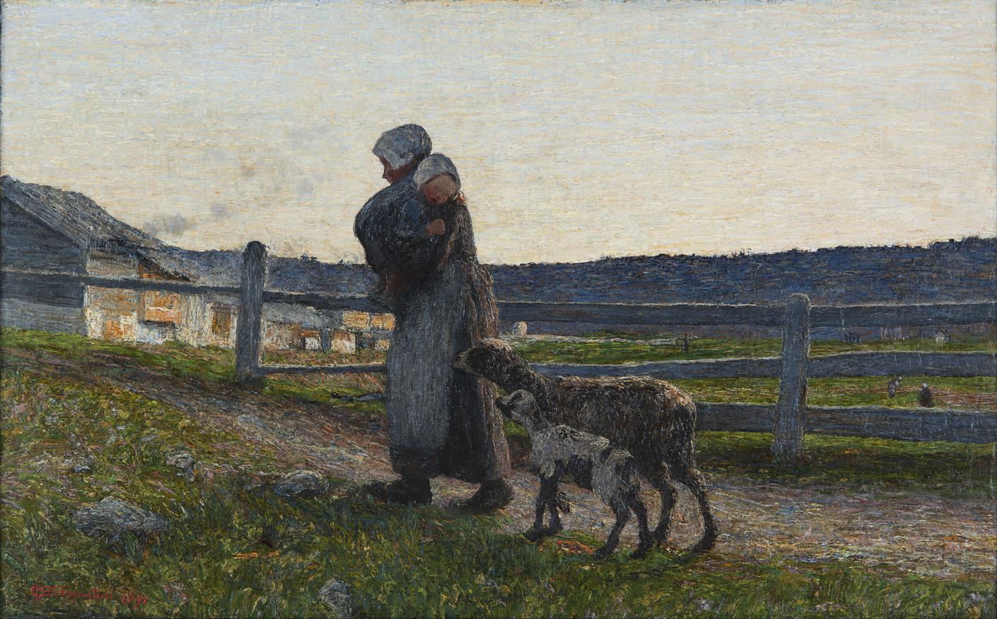 Giovanni Segantini: "Le due madri"