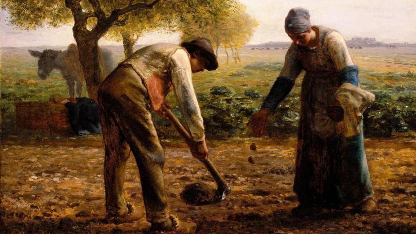 Jean Franois Millet: Piantatori di patate, 1861