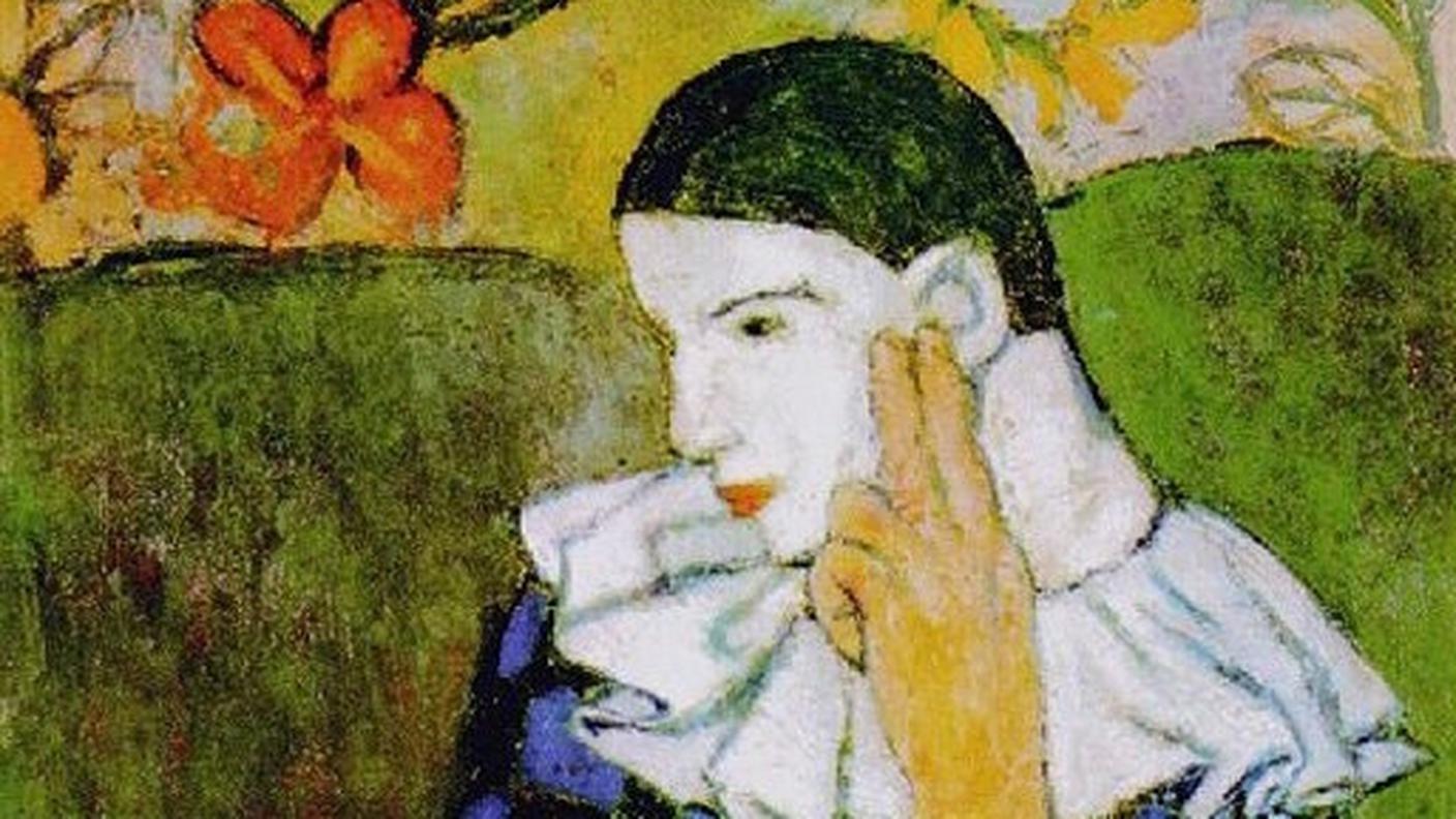 Pablo Picasso: Arlecchino Pensoso, 1901