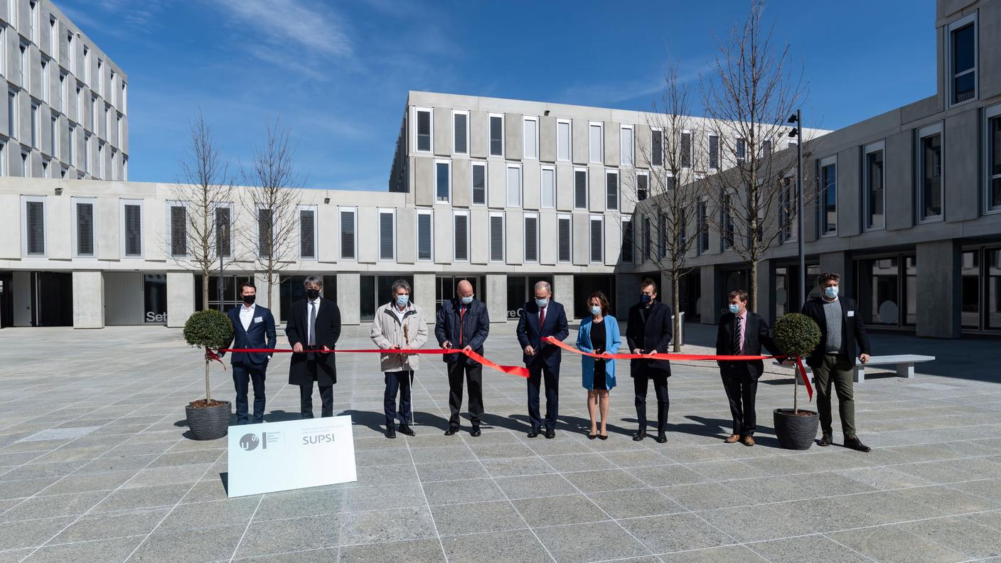 Cerimonia di inaugurazione nuovo Campus Est Università della Svizzera italiana (USI) e Scuola universitaria professionale Svizzera Italiana (SUPSI)