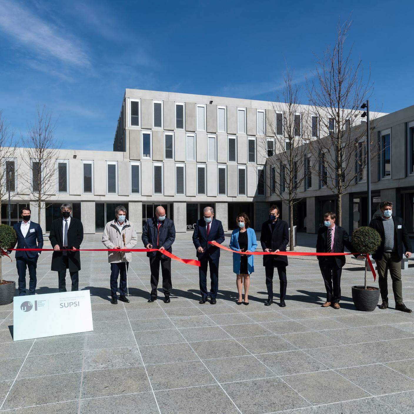 Cerimonia di inaugurazione nuovo Campus Est Università della Svizzera italiana (USI) e Scuola universitaria professionale Svizzera Italiana (SUPSI)