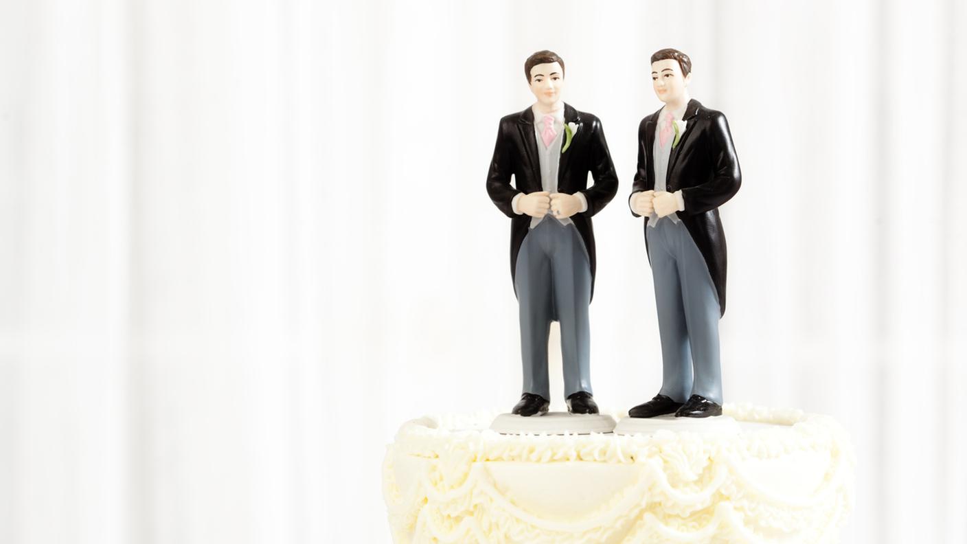 matrimonio, gay, omosessuali, torta nuziale