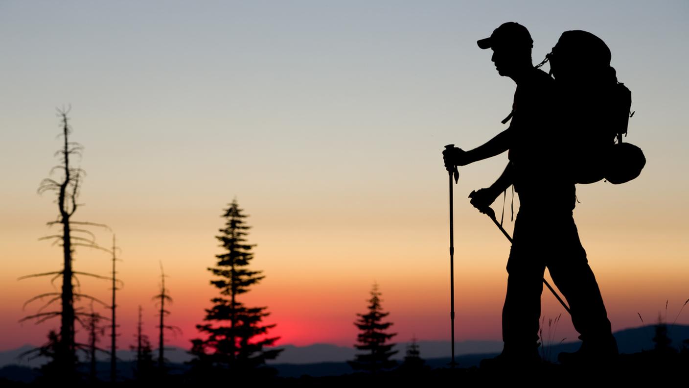 iStock- Pacific Crest Trail - Walk Man