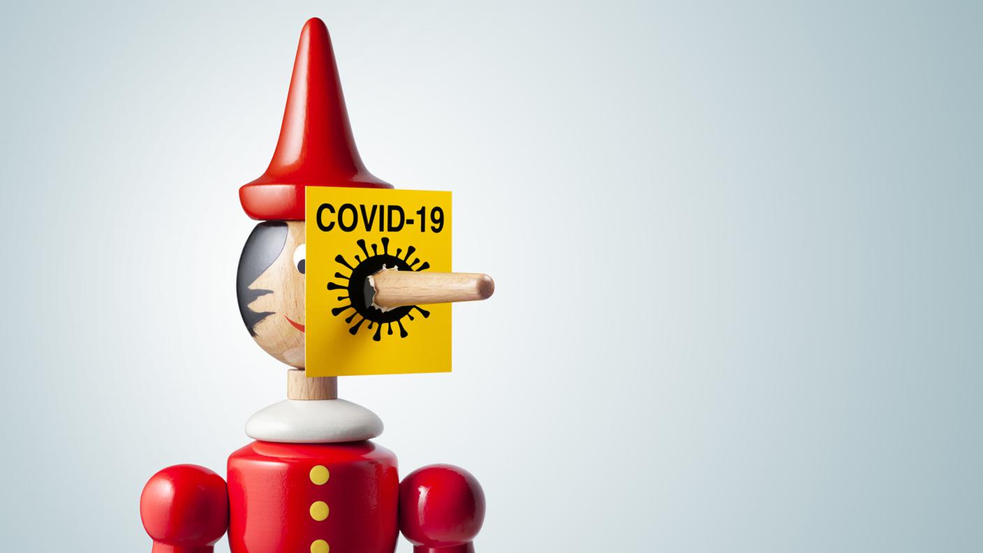 fake news covid, pinocchio