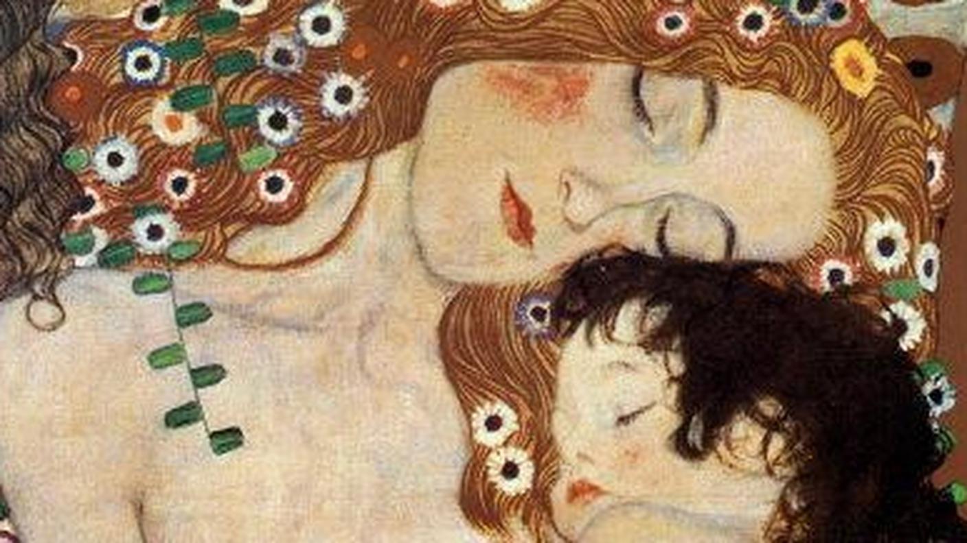 Klimt, Madre con bambino