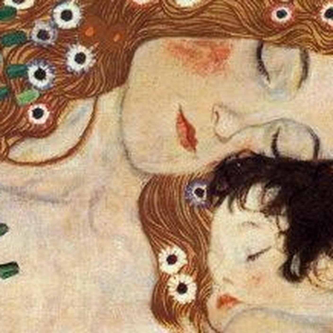 Klimt, Madre con bambino