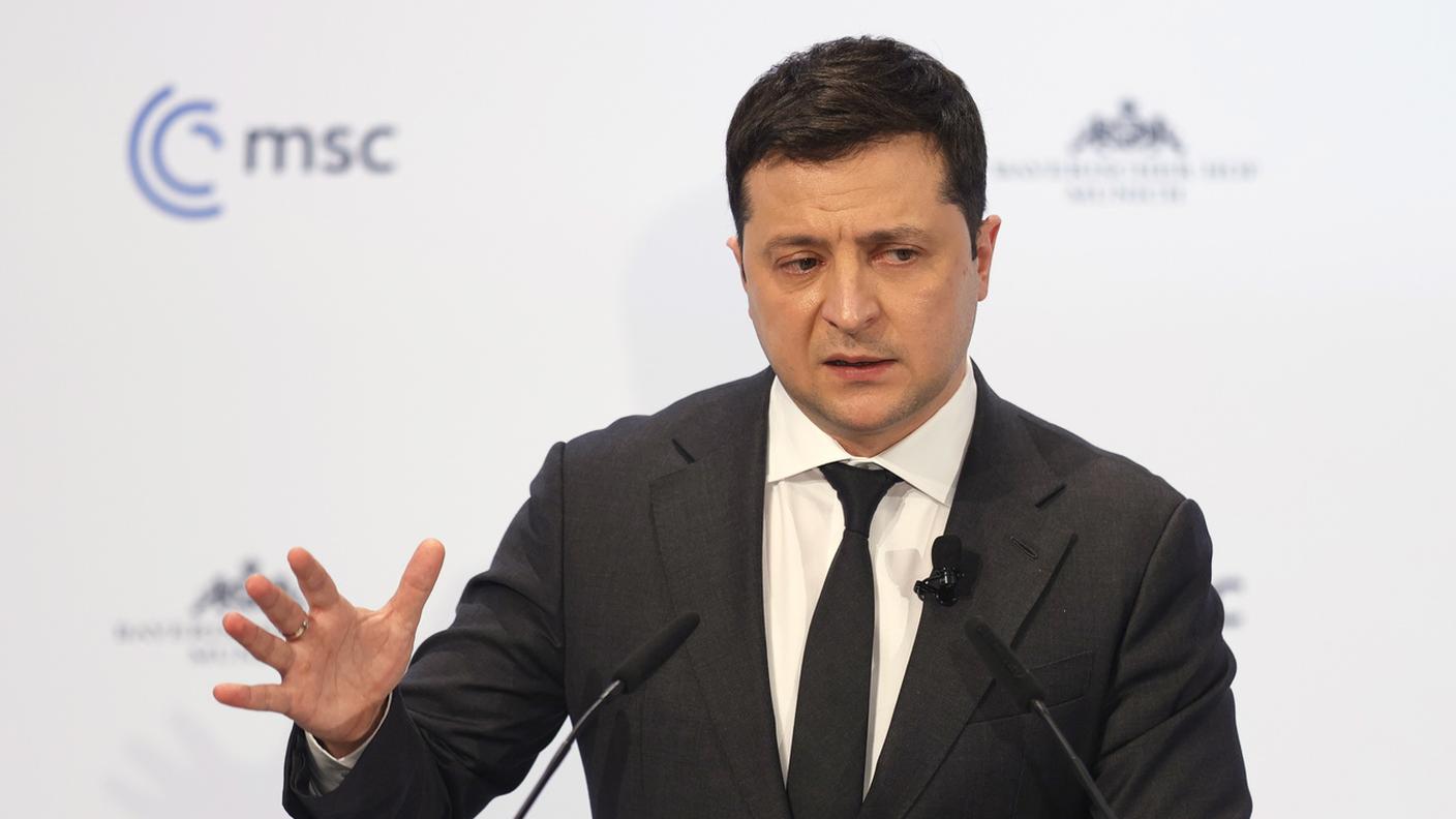 Il presidente ucraino Volodymyr Zelensky