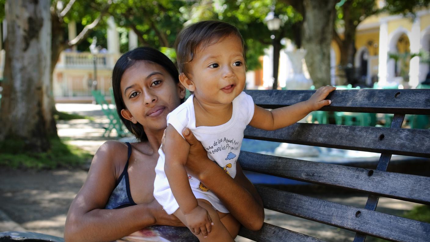 Nicaragua, popolazione, madre e figlia