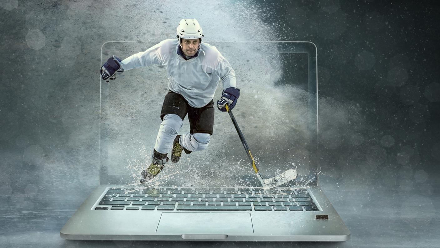ice hockey su pc, gioco