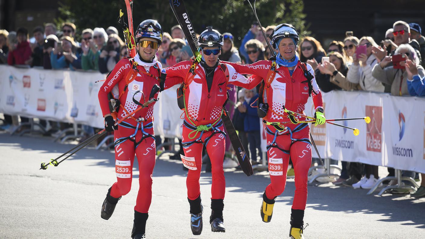 Patrouille des glaciers, Swiss Team 1 al suo arrivo a Verbier