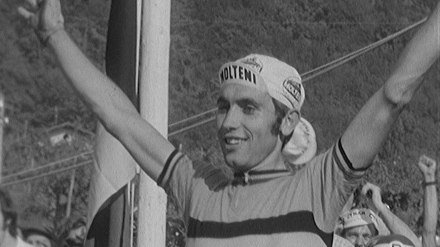 Eddy Merckx a Mendrisio nel 1971