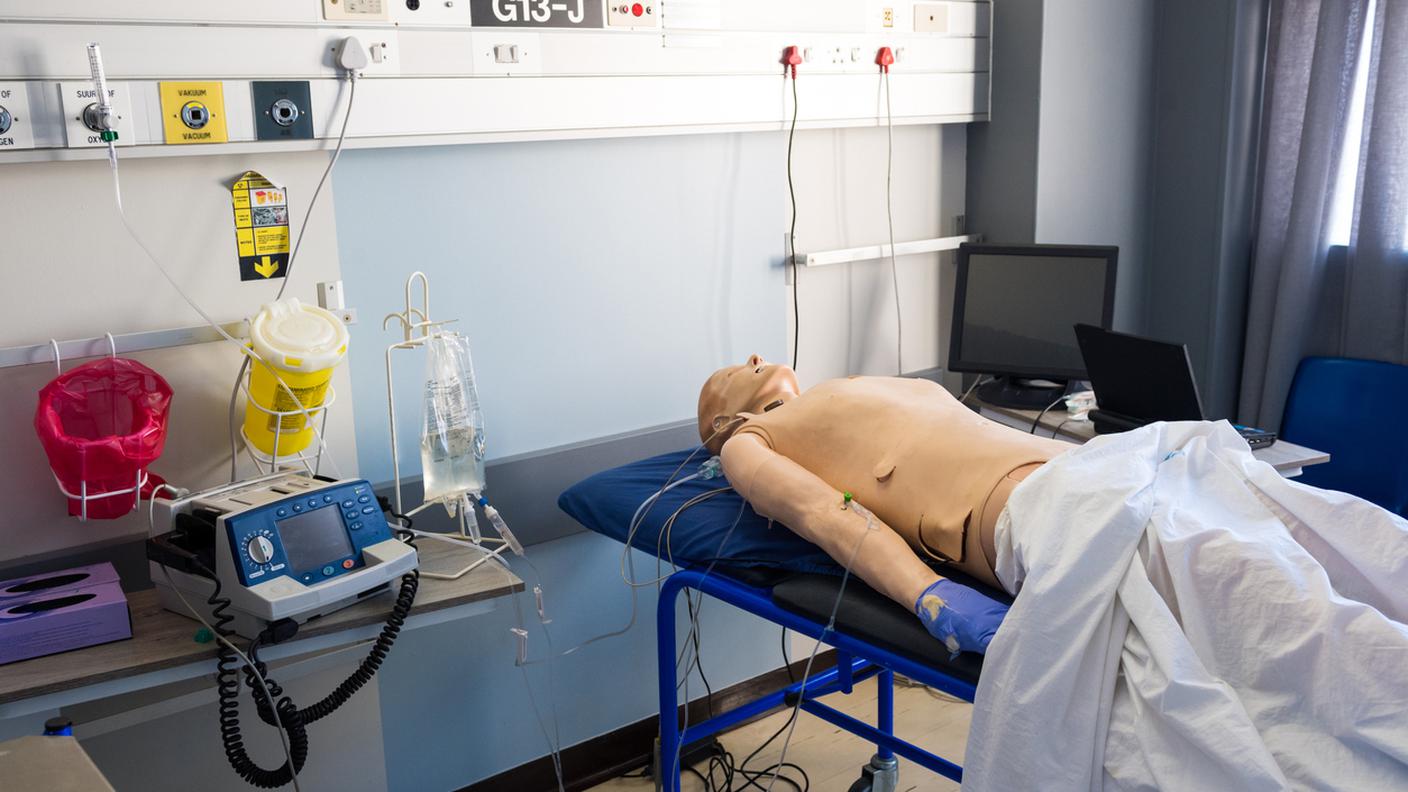 Simulazione malato ospedale