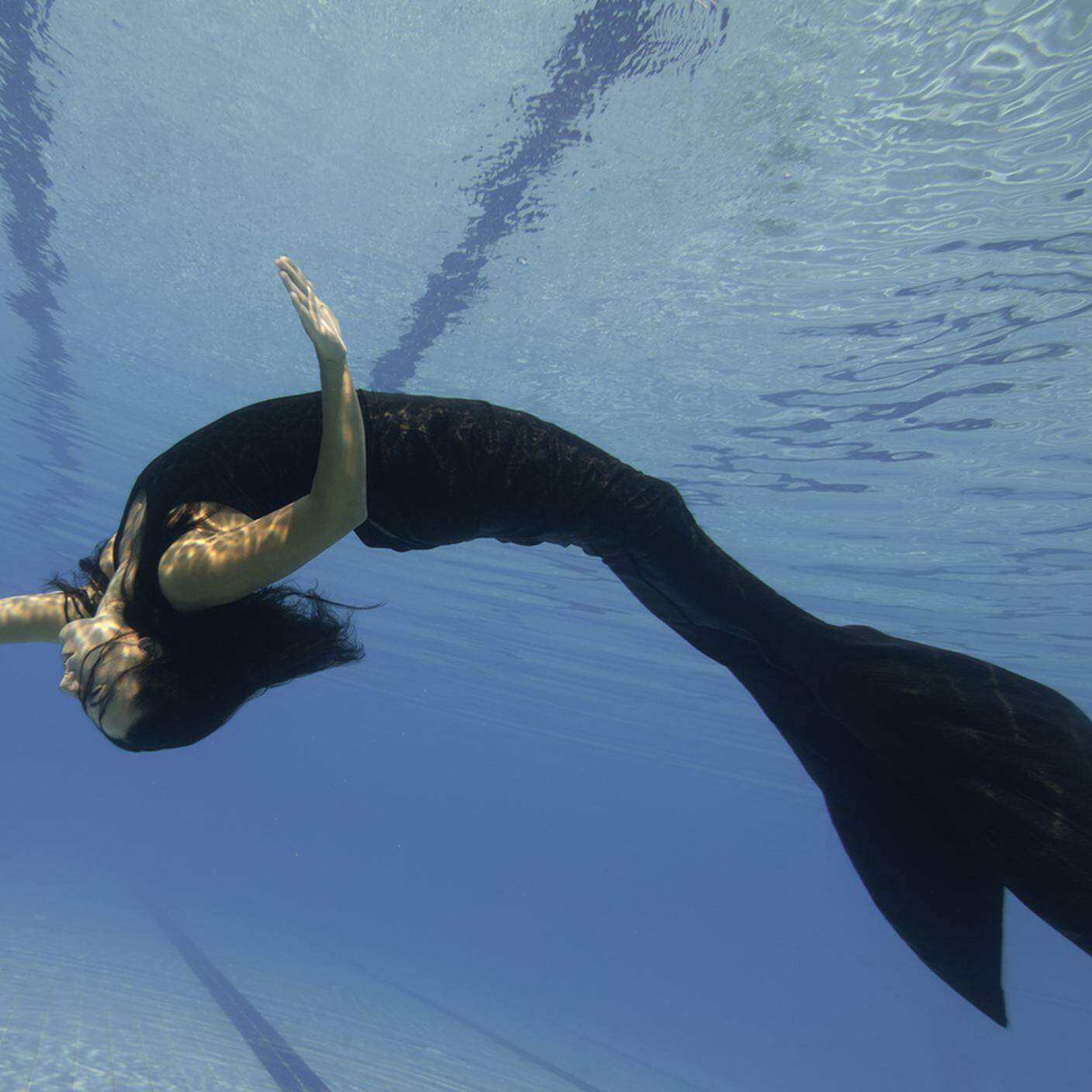 nuotare costume sirena mermaiding