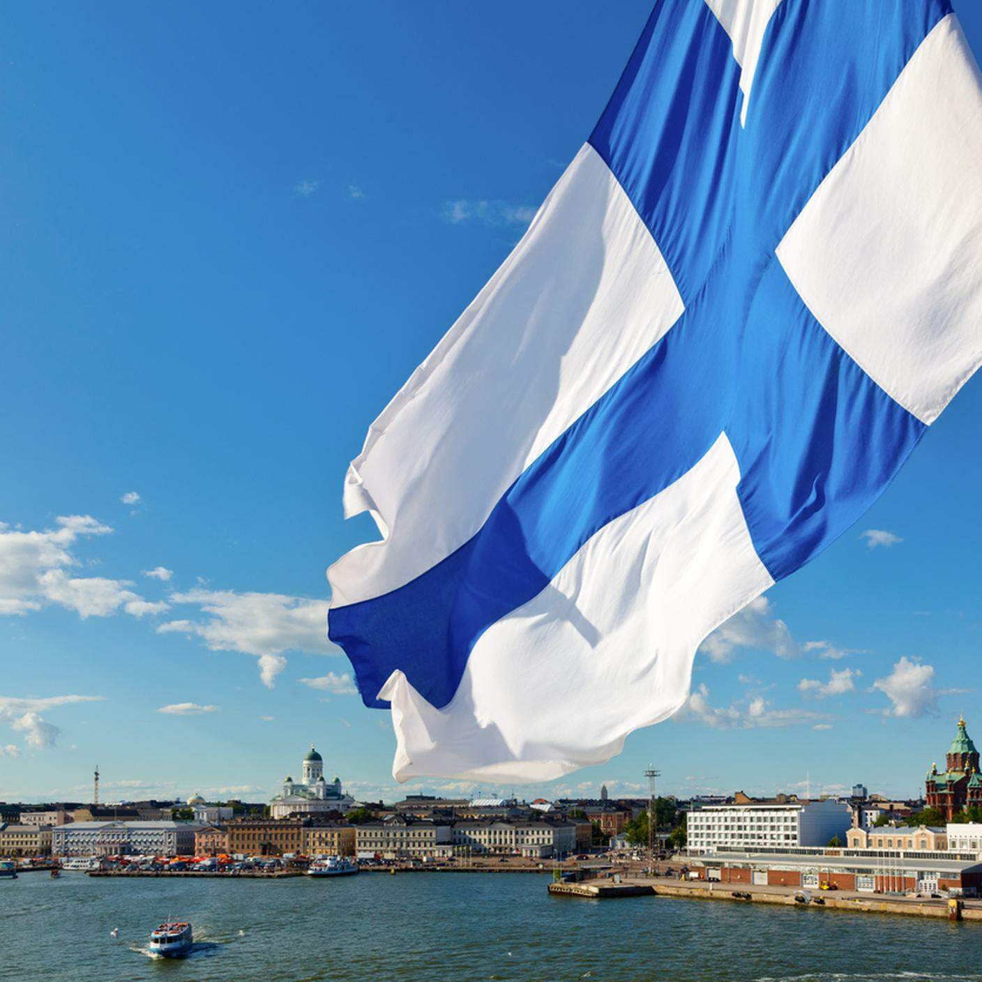 Bandiera della Finlandia, Helsinki