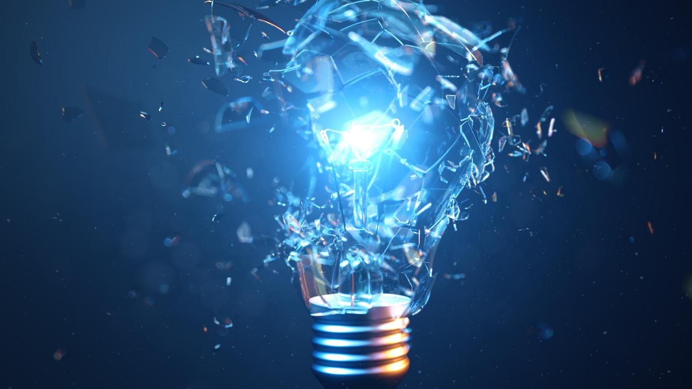 lampadina rotta, carenza elettricità