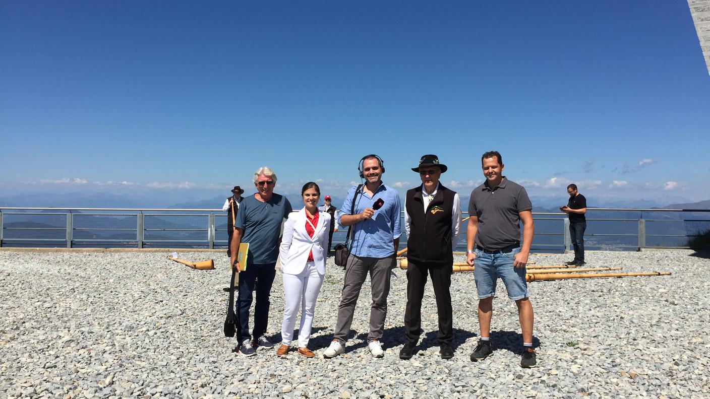 Millevoci Top Suisse sul Monte Generoso, Marco Bronzini, Monica Besomi, Davide Gagliadi, Giorgio Soldini