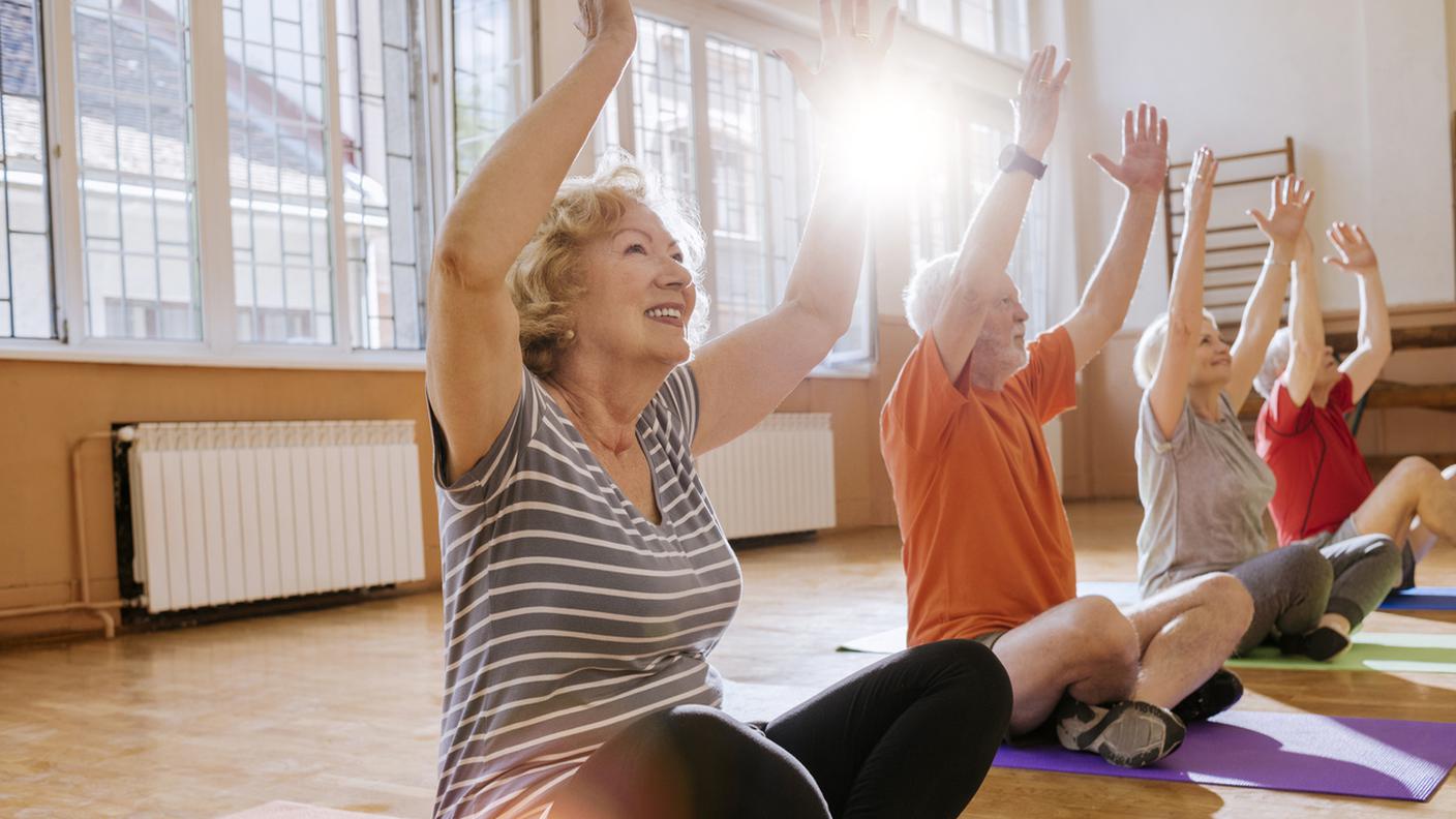 anziani ginnastica, movimento