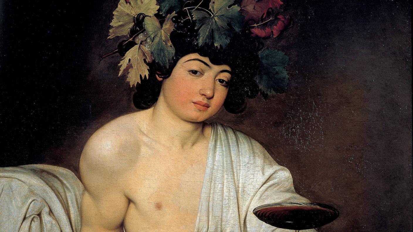 Bacco adolescente di Caravaggio realizzato tra il 1596 ed il 1598 dal pittore italiano Caravaggio, conservato nella Galleria degli Uffizi di Firenze