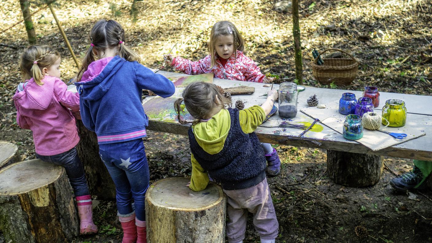 scuola nel bosco
