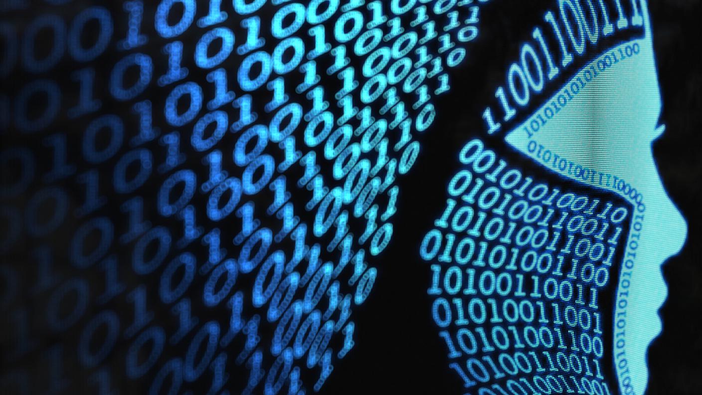 Donne, Intelligenza, Pixellato, Linguaggio informatico, Finto, sagoma donna con numeri, algoritmi
